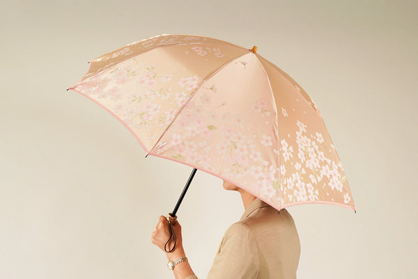 桜柄の折りたたみ傘