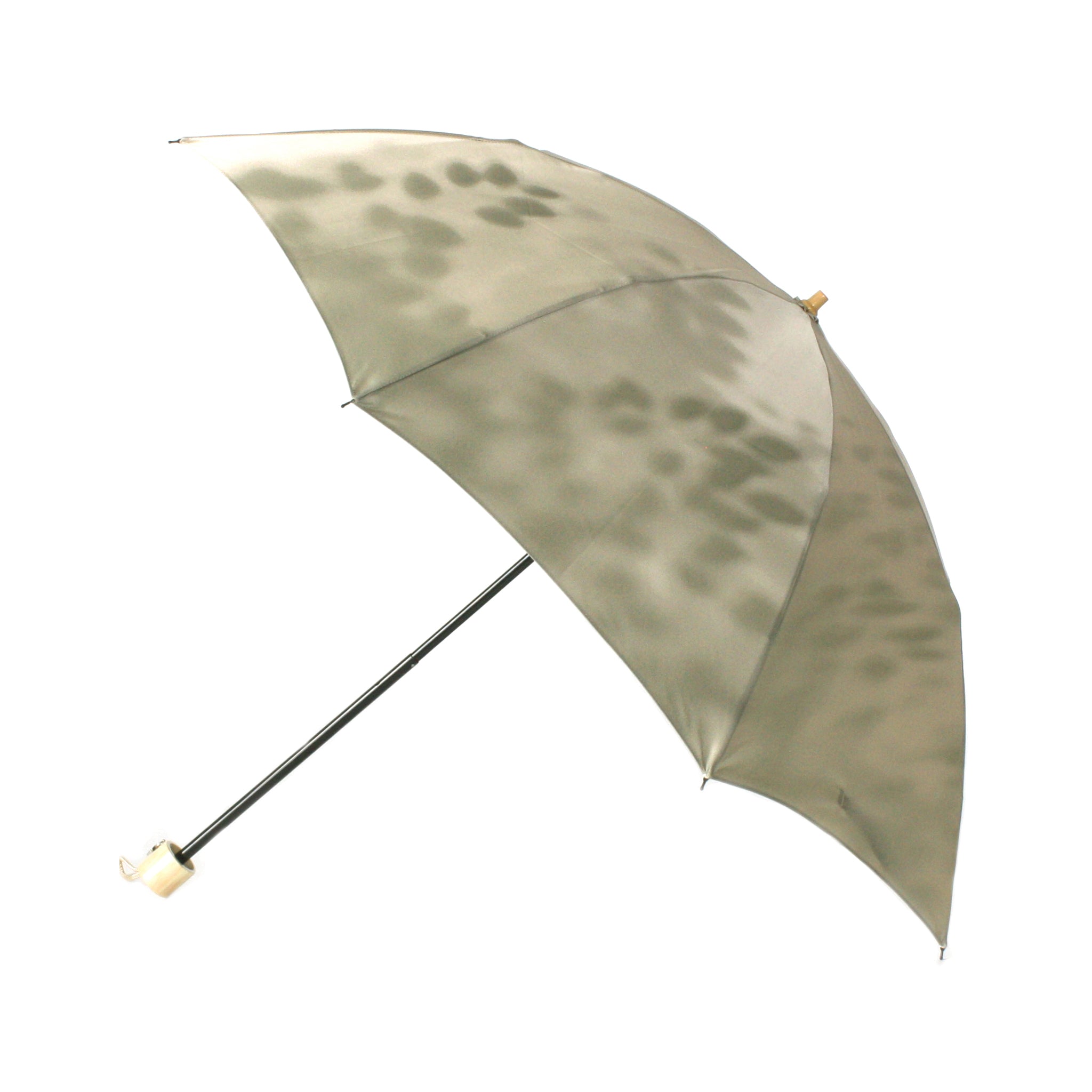 晴雨兼用 レディース こもれび ブナ グリーン 折りたたみ傘