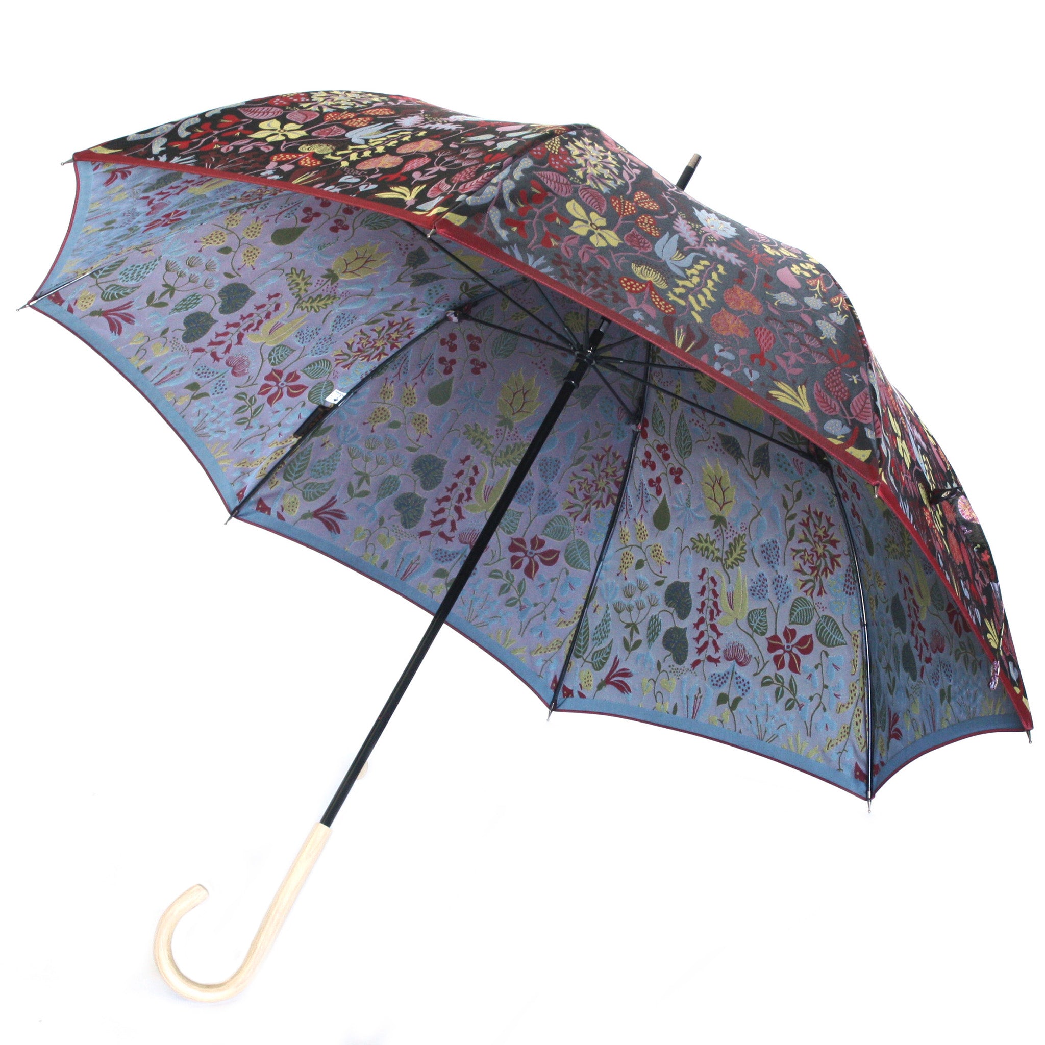 晴雨兼用 レディース Stig L. HERBARIUM レッド 長傘