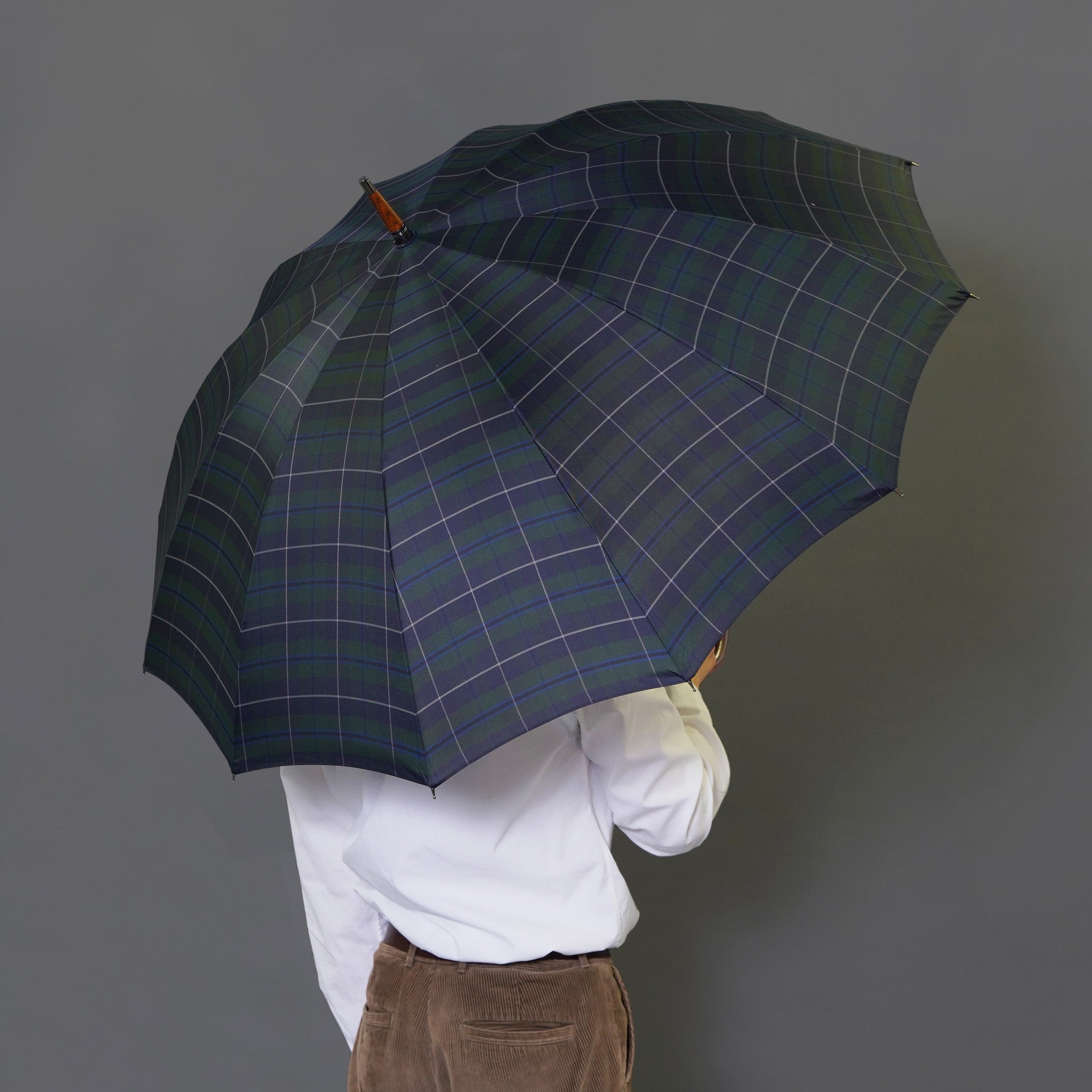 晴雨兼用 メンズ Makita Trad Douglas Green 長傘 サイズイメージ
