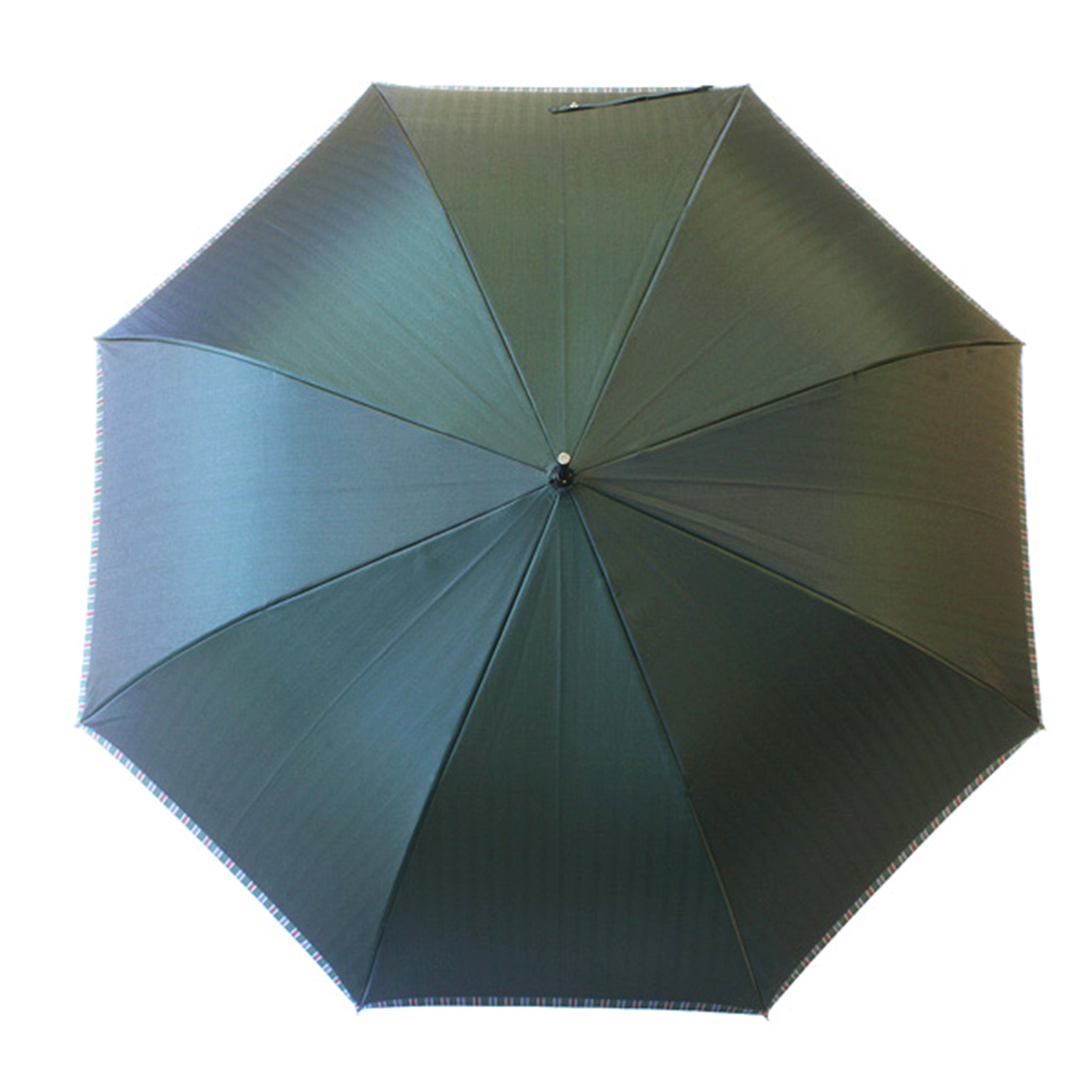 晴雨兼用 メンズ Tie Plain×Stripe GREEN 長傘