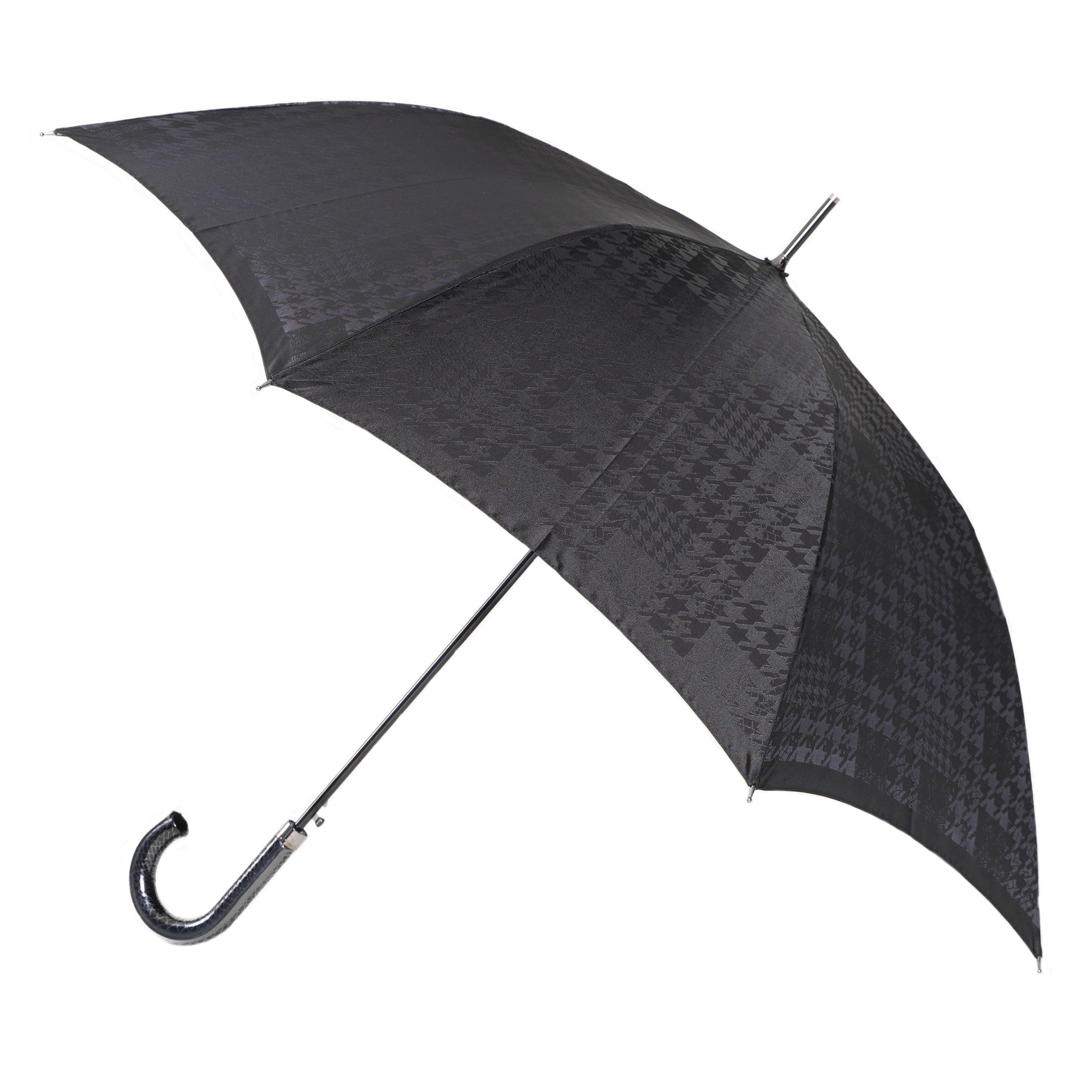 晴雨兼用 メンズ monotone 千鳥チェック 長傘