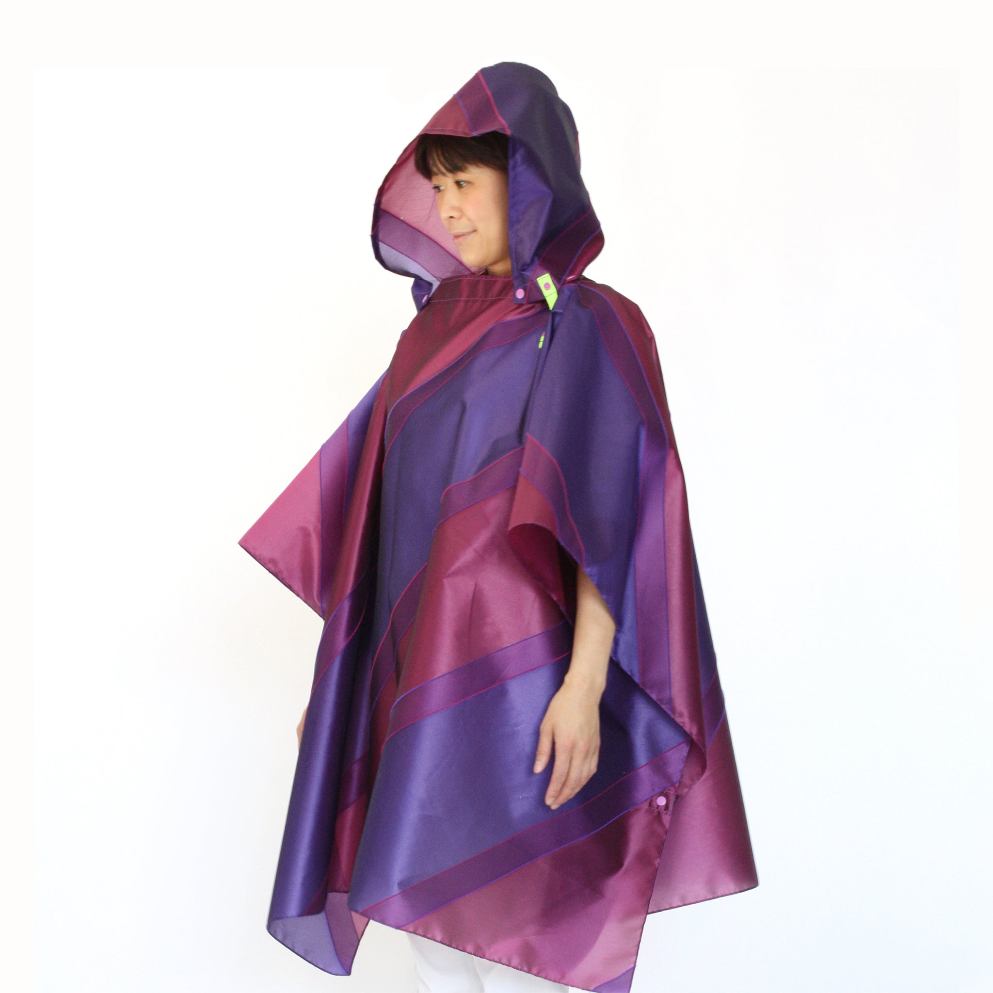 repel. Rain poncho Purple