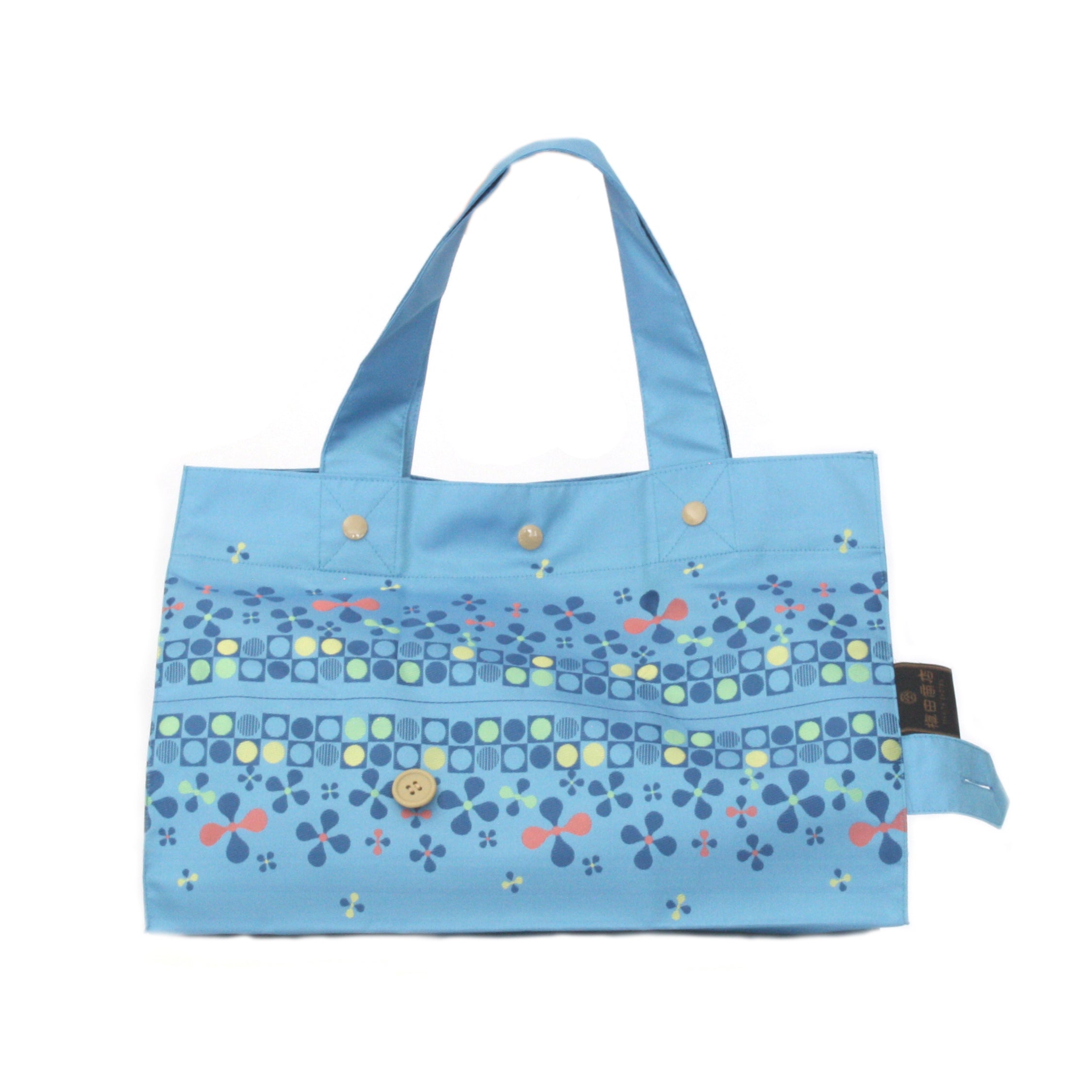 Lunch Tote フライングフラワー サックス