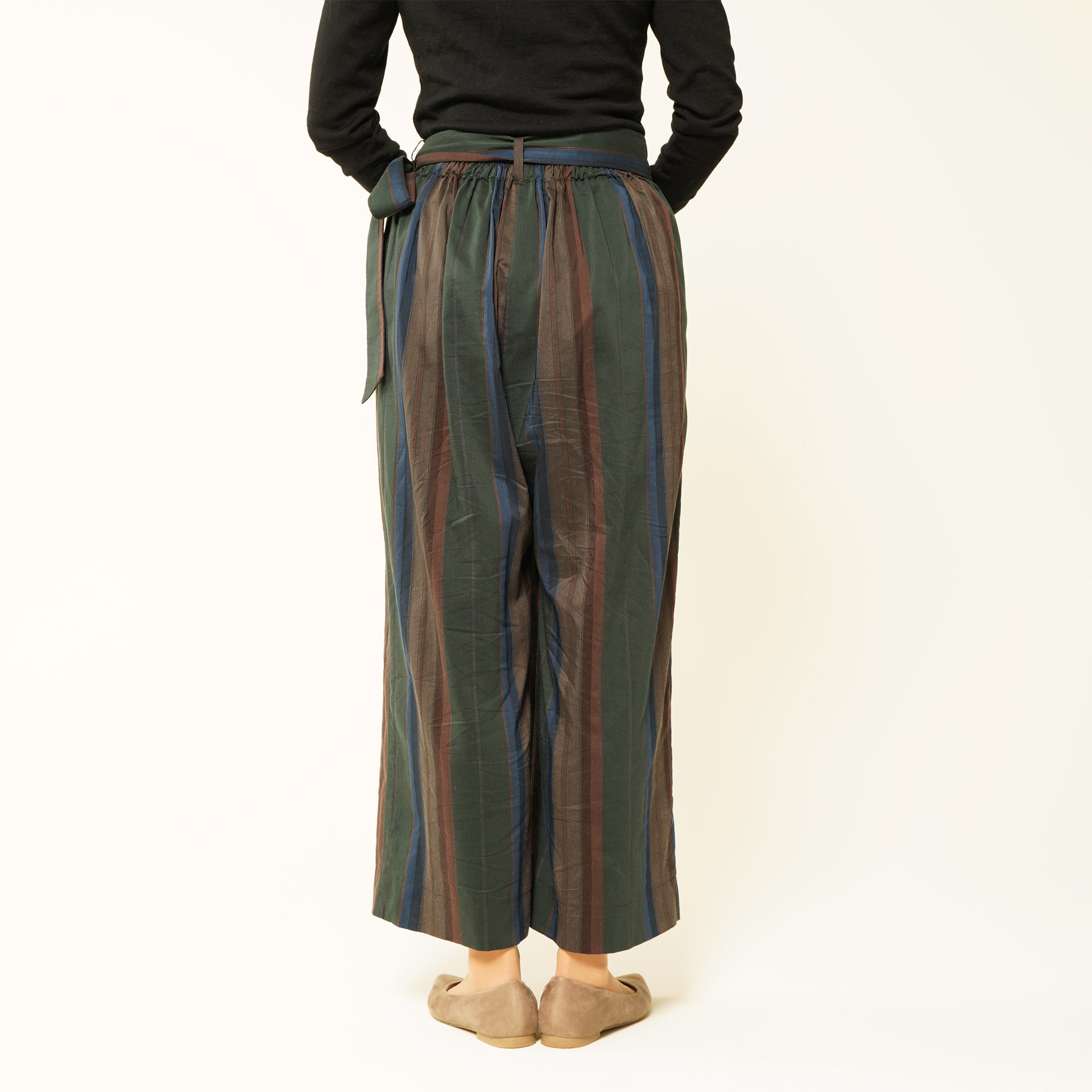 clotho ラップパンツ グリーン 背面