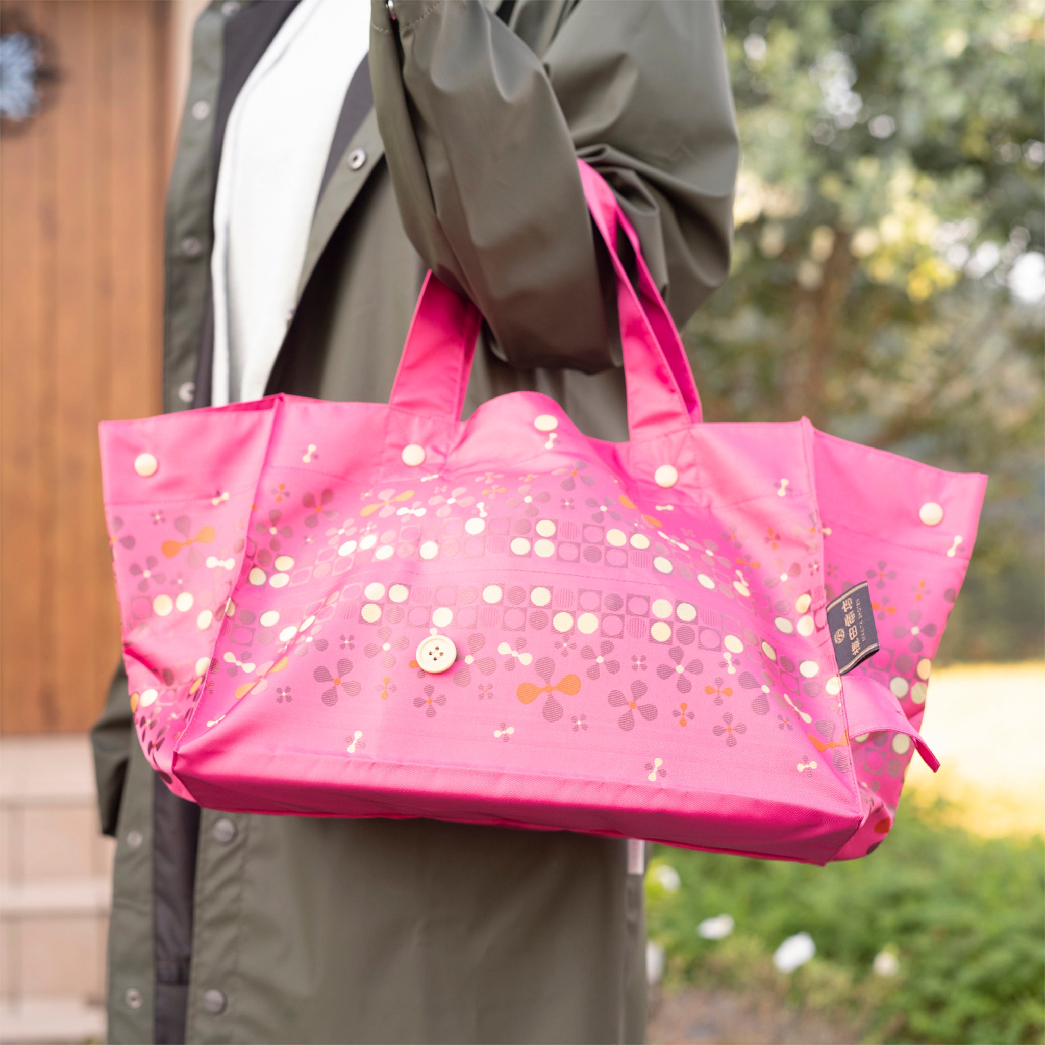 Lunch Tote フライングフラワー ピンク