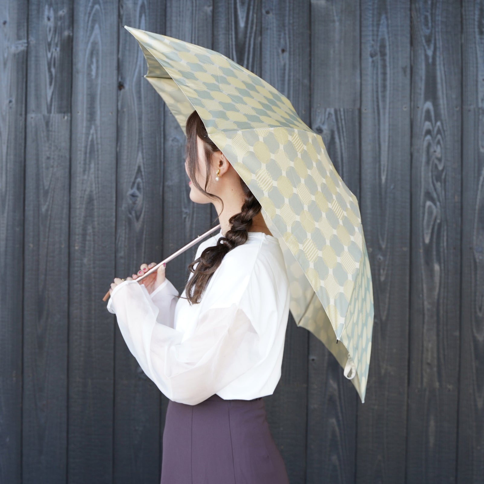 槙田商店　高級傘　晴雨兼用　日本製　ブルー　北欧　定価19,800円 レディース(婦人)傘 – 槇田商店公式ショップ