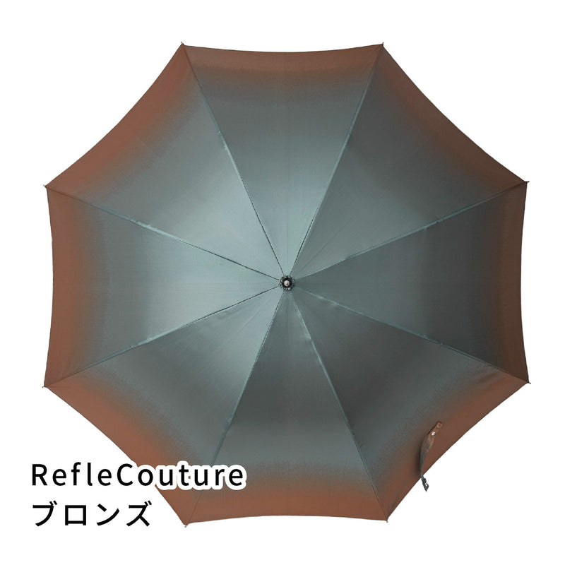 大人のメンズ長傘！上品なデザインの晴雨兼用雨傘8本骨65cm