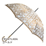 晴雨兼用　レディース　Stig L. FRUKTLADA　ゴールド　長傘