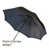 Tie Plain×Stripe NAVY