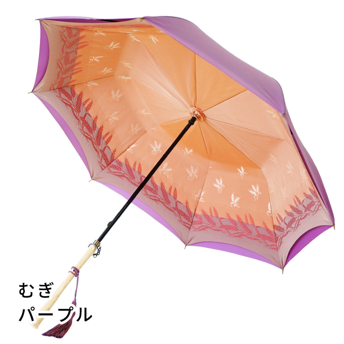 特別感を味わうレディース長傘！晴雨兼用雨傘8本骨55cm