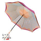 晴雨兼用レディース傘　1866　レース　パープル