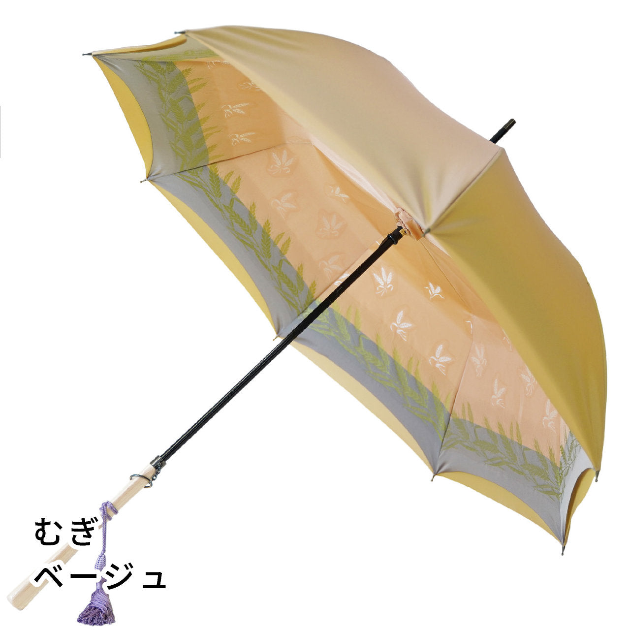 晴雨兼用レディース傘　1866　むぎ　ベージュ