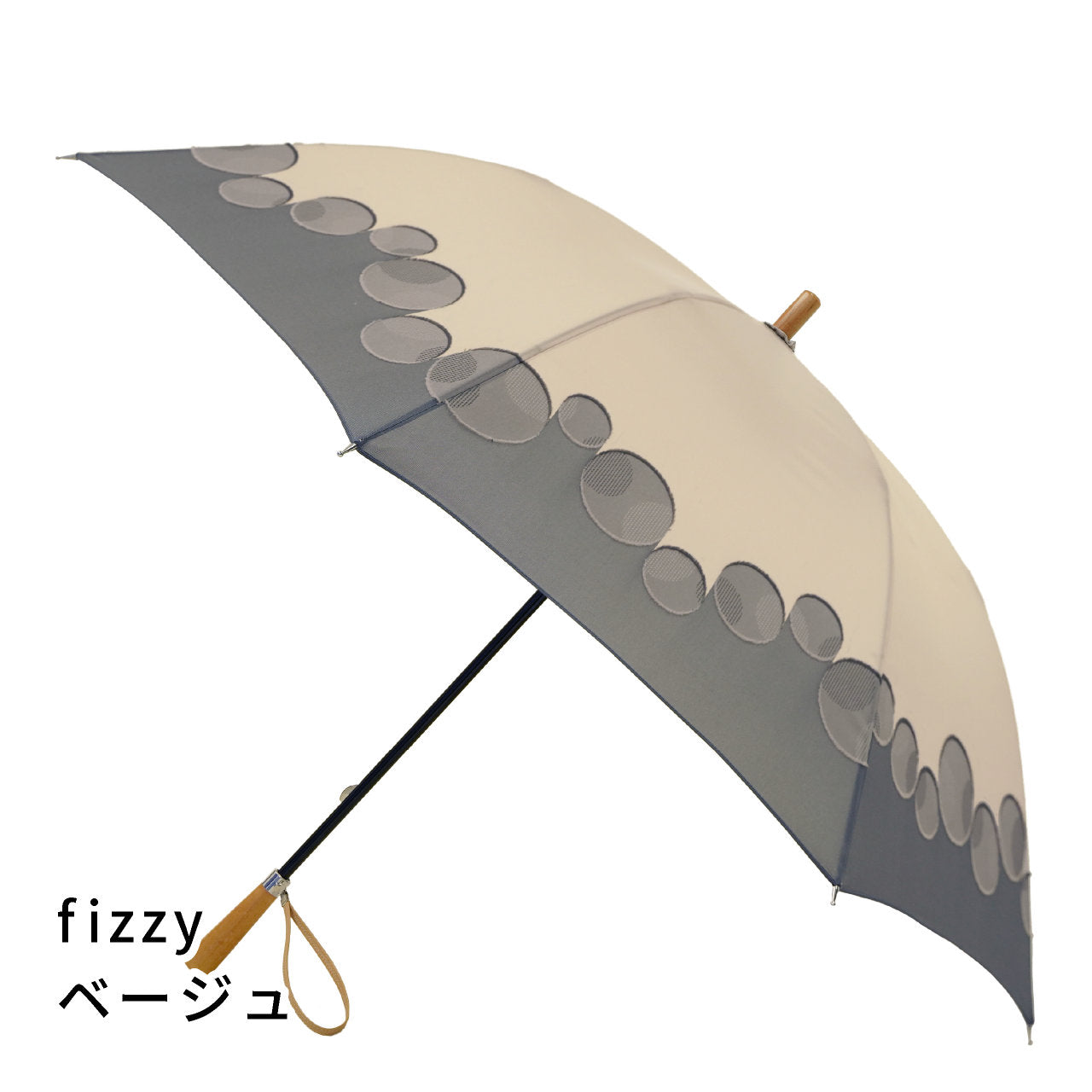 鮮やかな日傘にもなるレディース長傘！晴雨兼用雨傘8本骨55cm