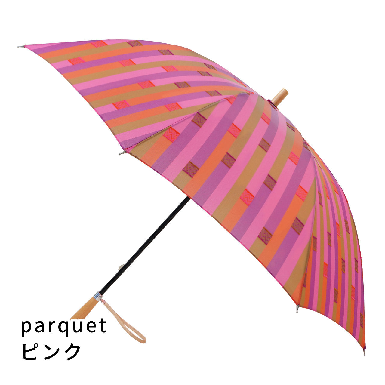 frozen　parquet　長傘(ショートタイプ)　ピンク