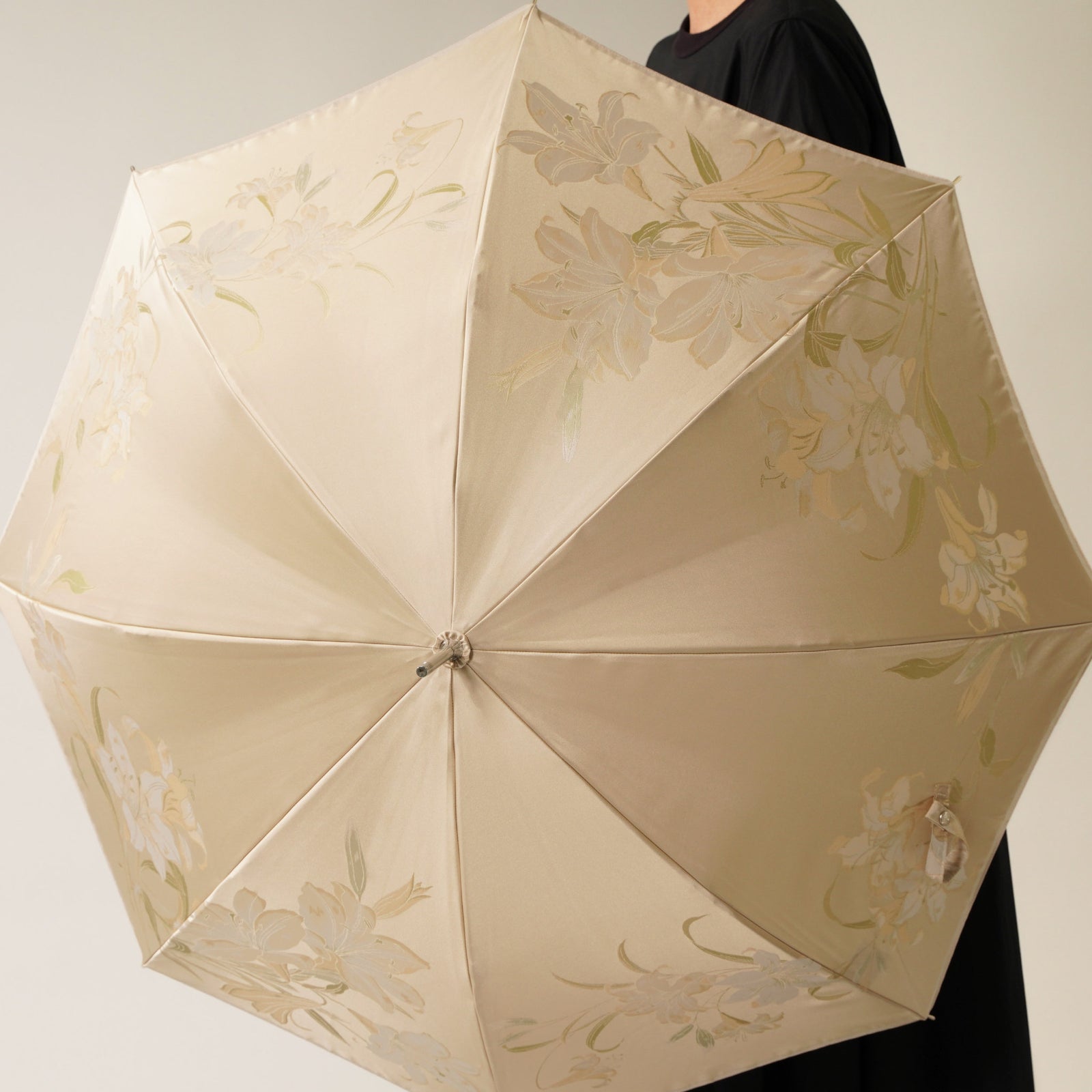 大人の上品さあふれるレディース長傘！晴雨兼用雨傘8本骨60cm