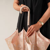 晴雨兼用　レディース　絵おり　桜　ピンク　長傘