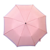 SCENE　グログランシャンブレー　折りたたみ傘　ピンク
