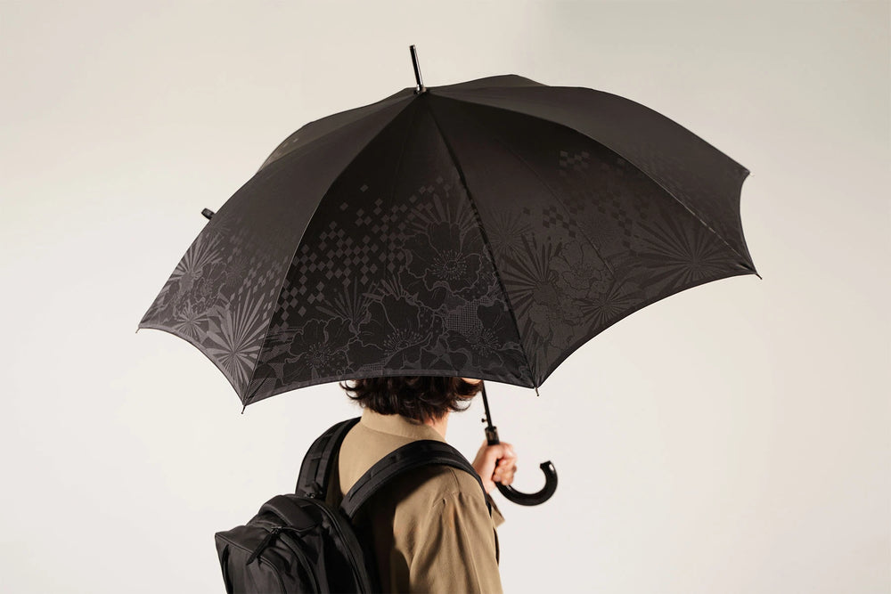 黒色の晴雨兼用紳士傘