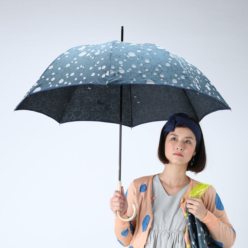 おしゃれでかっこいいレディース長傘！晴雨兼用雨傘8本骨60cm