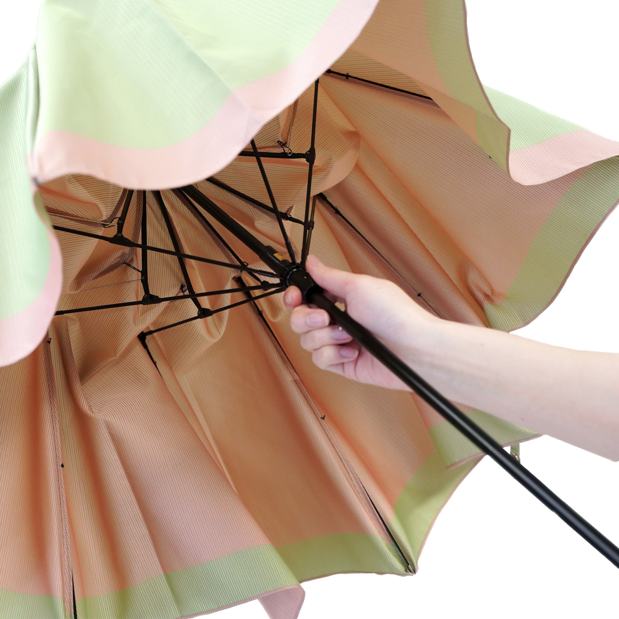 たたみやすくシンプルなレディース折りたたみ傘！晴雨兼用雨傘8本骨55cm