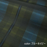Shade check ブルーネイビー生地アップ
