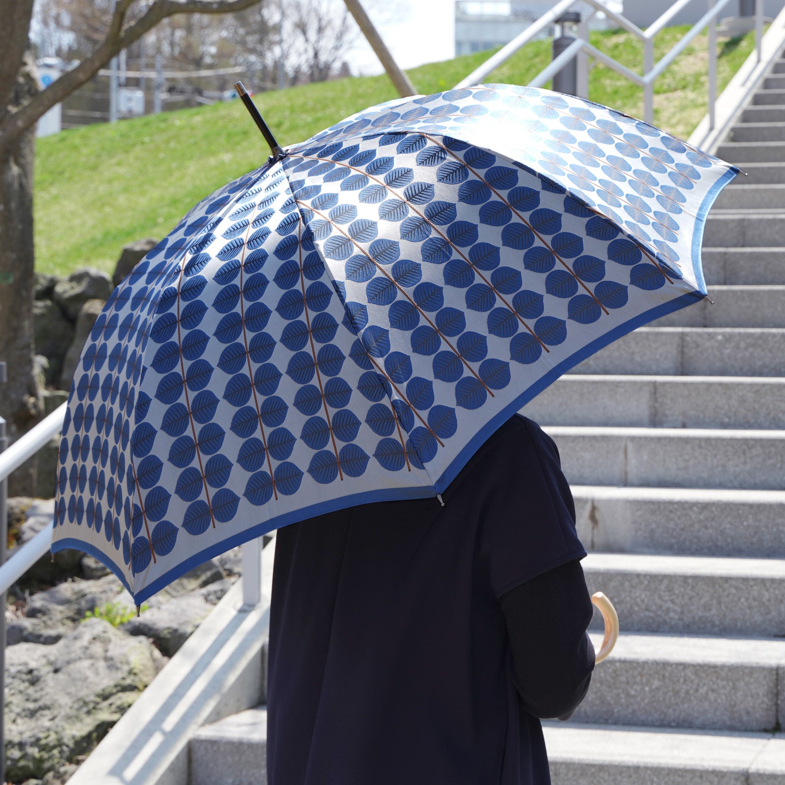 有名な北欧デザインのレディース長傘！晴雨兼用雨傘8本骨60cm