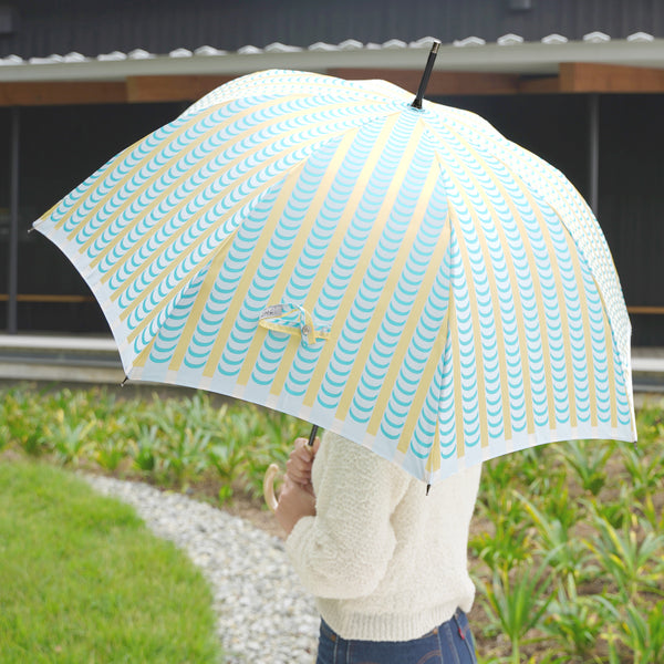 おしゃれな日傘にもなるレディース長傘！晴雨兼用雨傘8本骨60cm