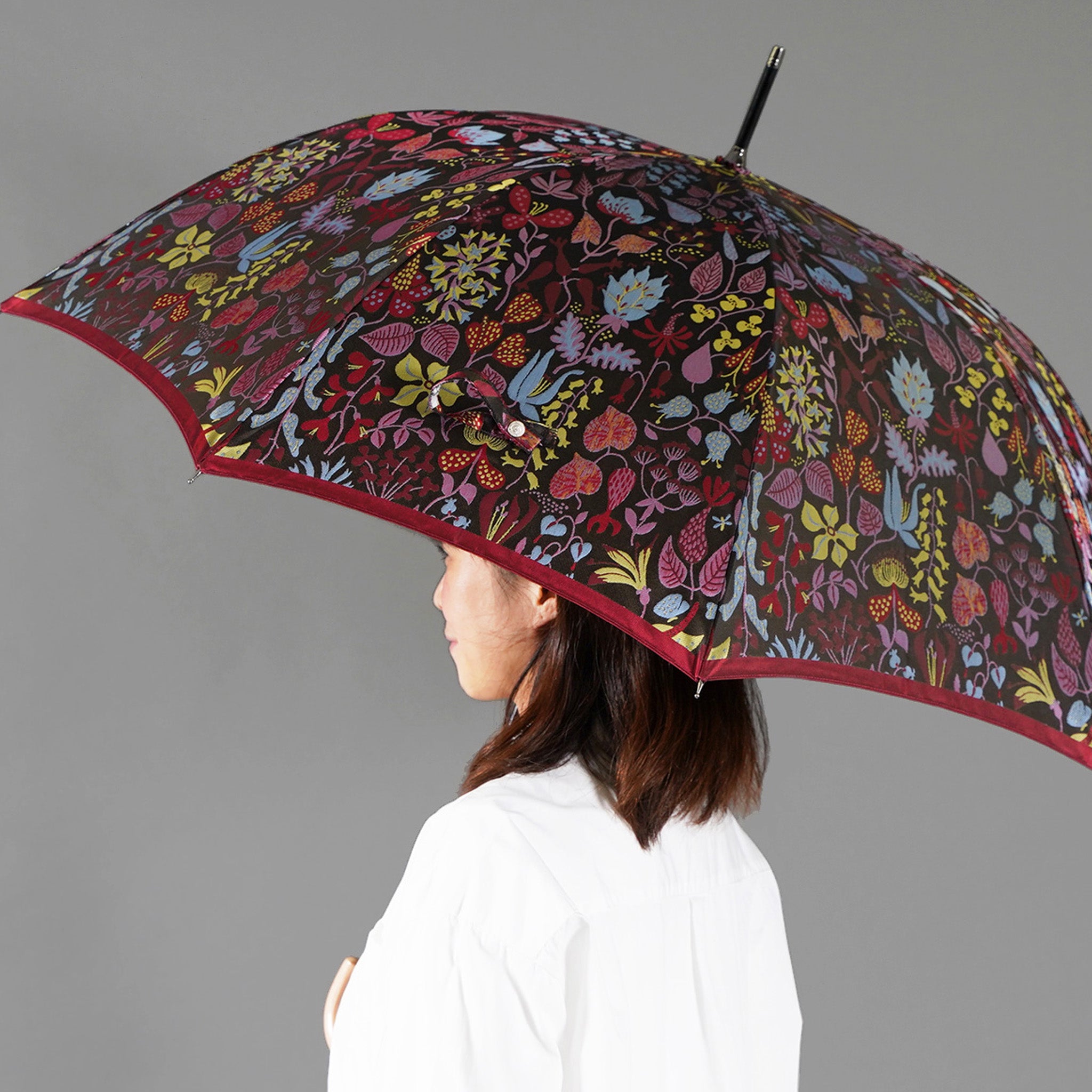 大人気の北欧デザインのレディース長傘！晴雨兼用雨傘 8本骨60cm