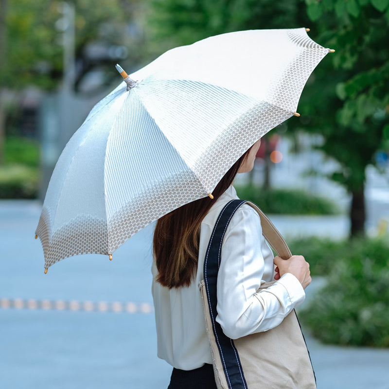 レディース日傘　菜　えのき　使用イメージ