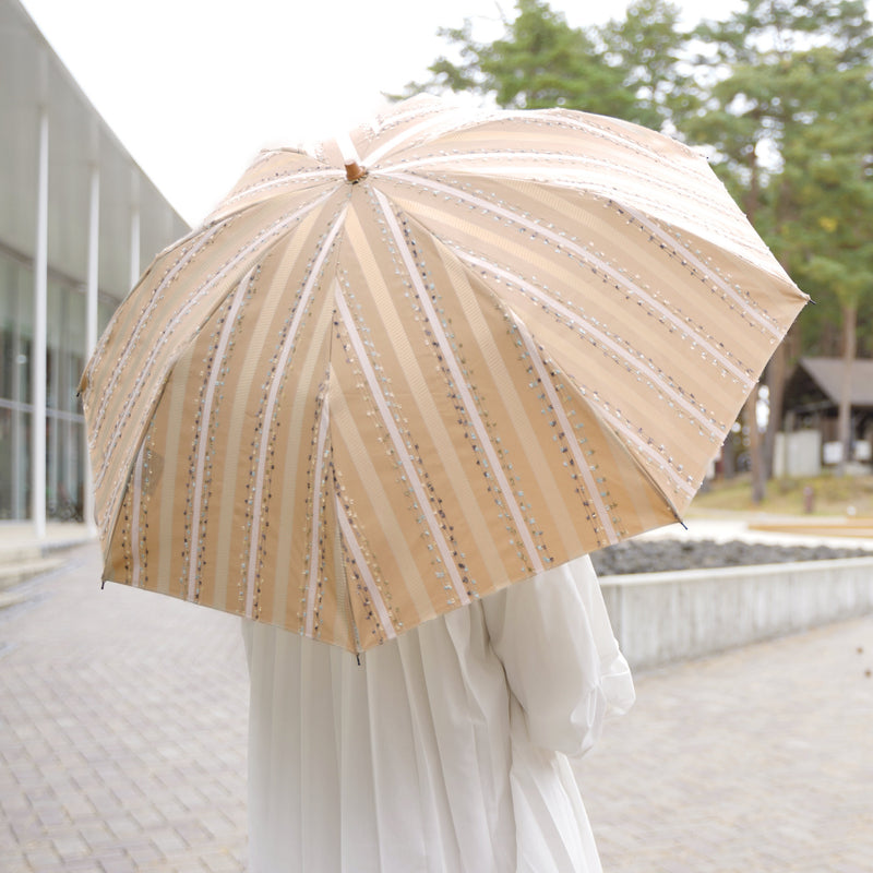 遮熱加工もされたレディース折りたたみ傘！晴雨兼用日傘8本骨50cm
