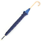 晴雨兼用　レディース　小紋　ネイビー　長傘