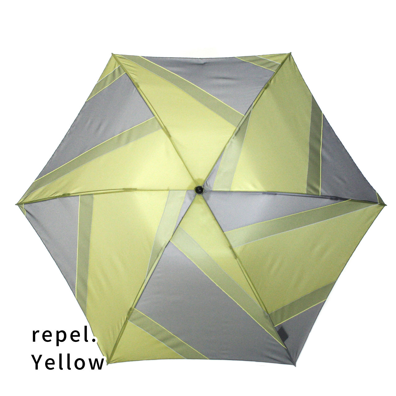 晴雨兼用　レディース　メンズ　repel.　Portable umbrella　Yellow　折りたたみ