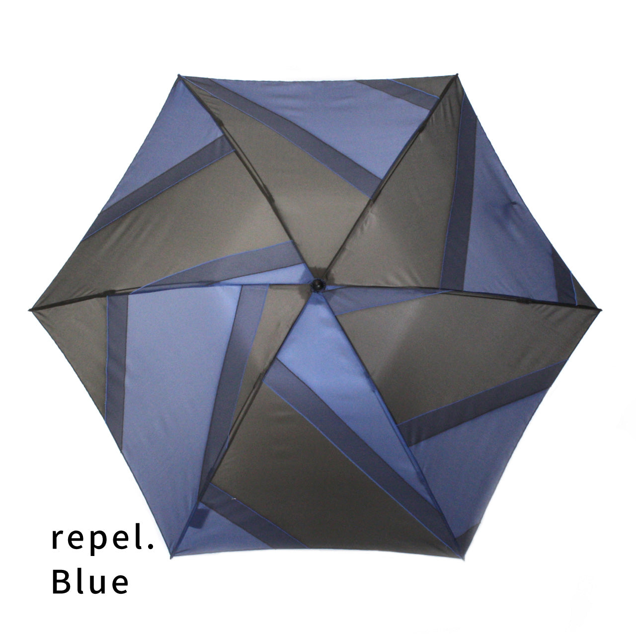 晴雨兼用　レディース　メンズ　repel.　Portable umbrella　Blue　折りたたみ