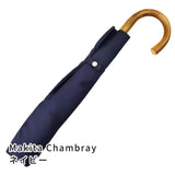 晴雨兼用メンズ折りたたみ傘　Makita Chaambray　ネイビー