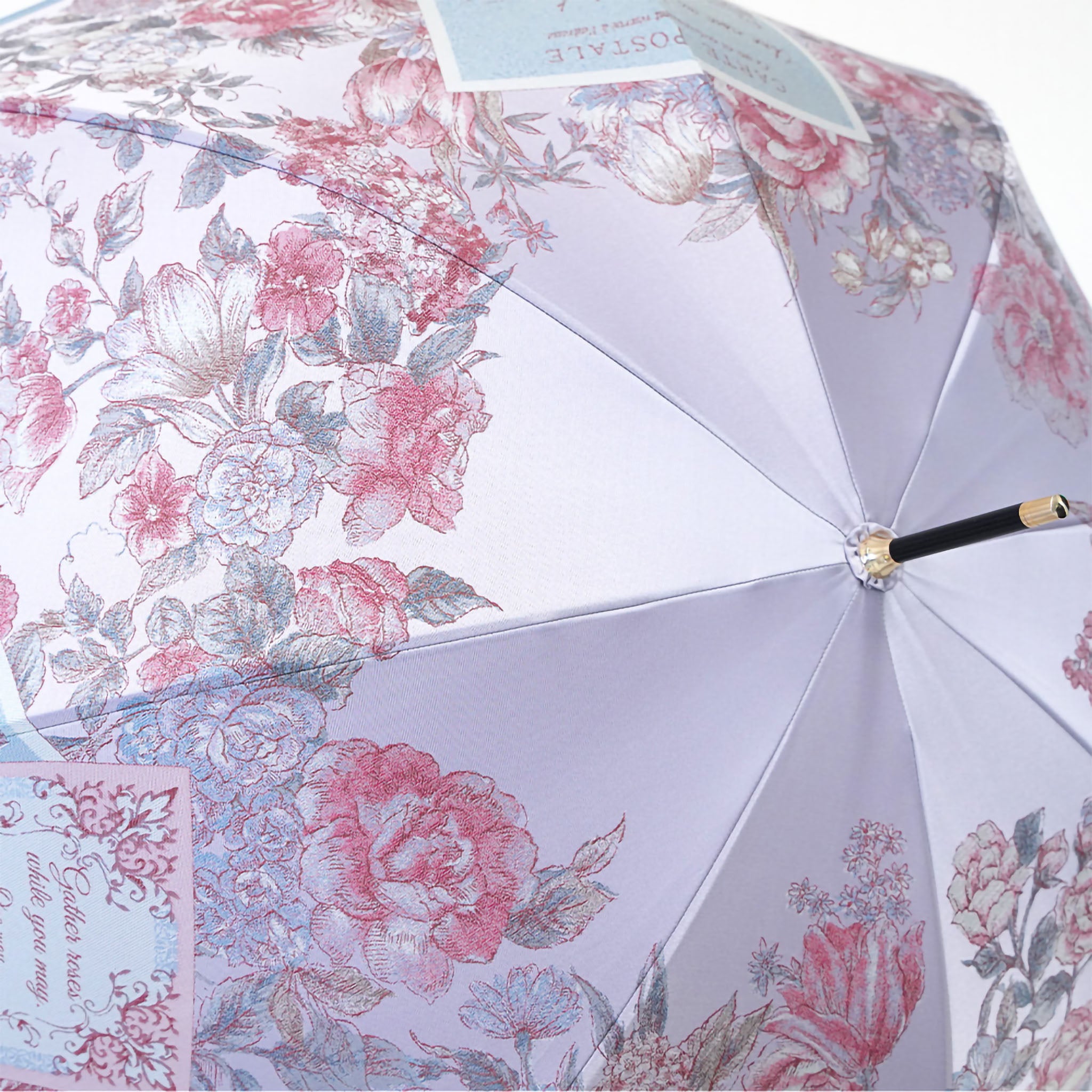 繊細なデザインが美しいレディース長傘！晴雨兼用雨傘8本骨60cm