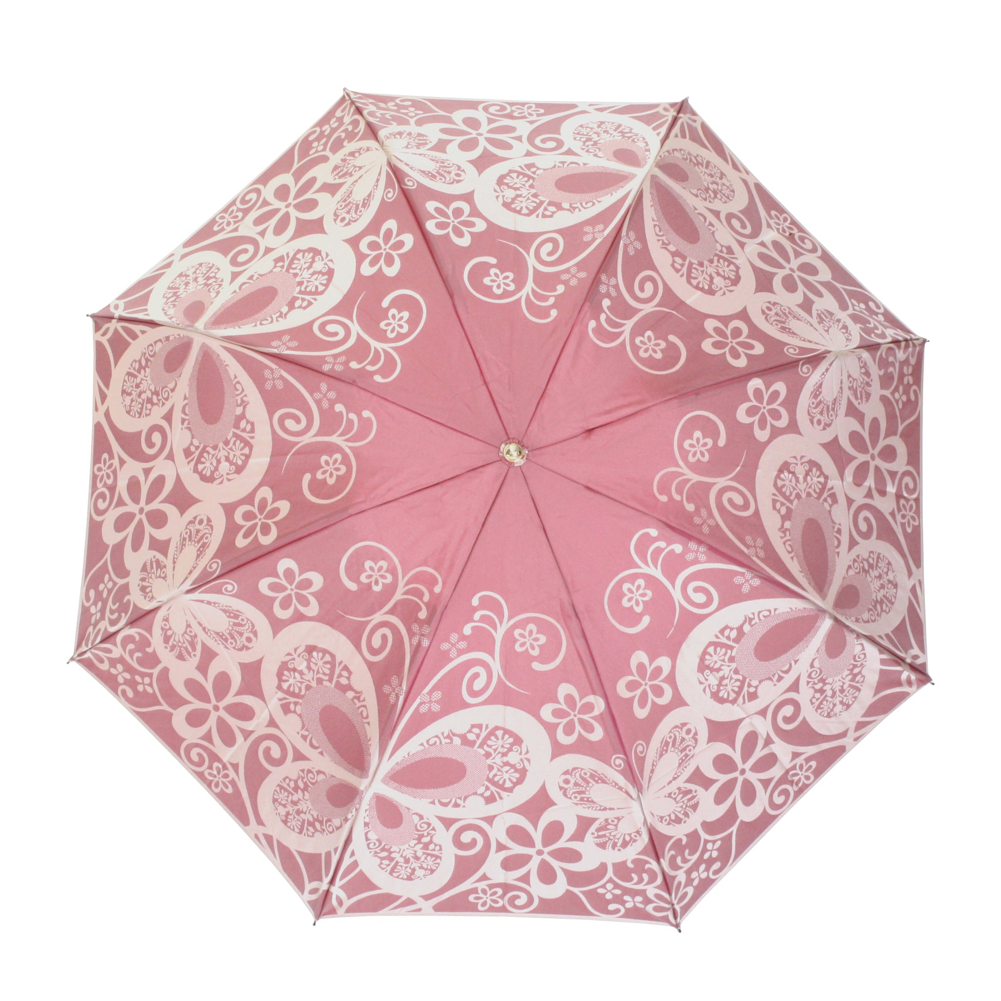 上品でかわいいレディース折りたたみ傘！晴雨兼用雨傘8本骨55cm