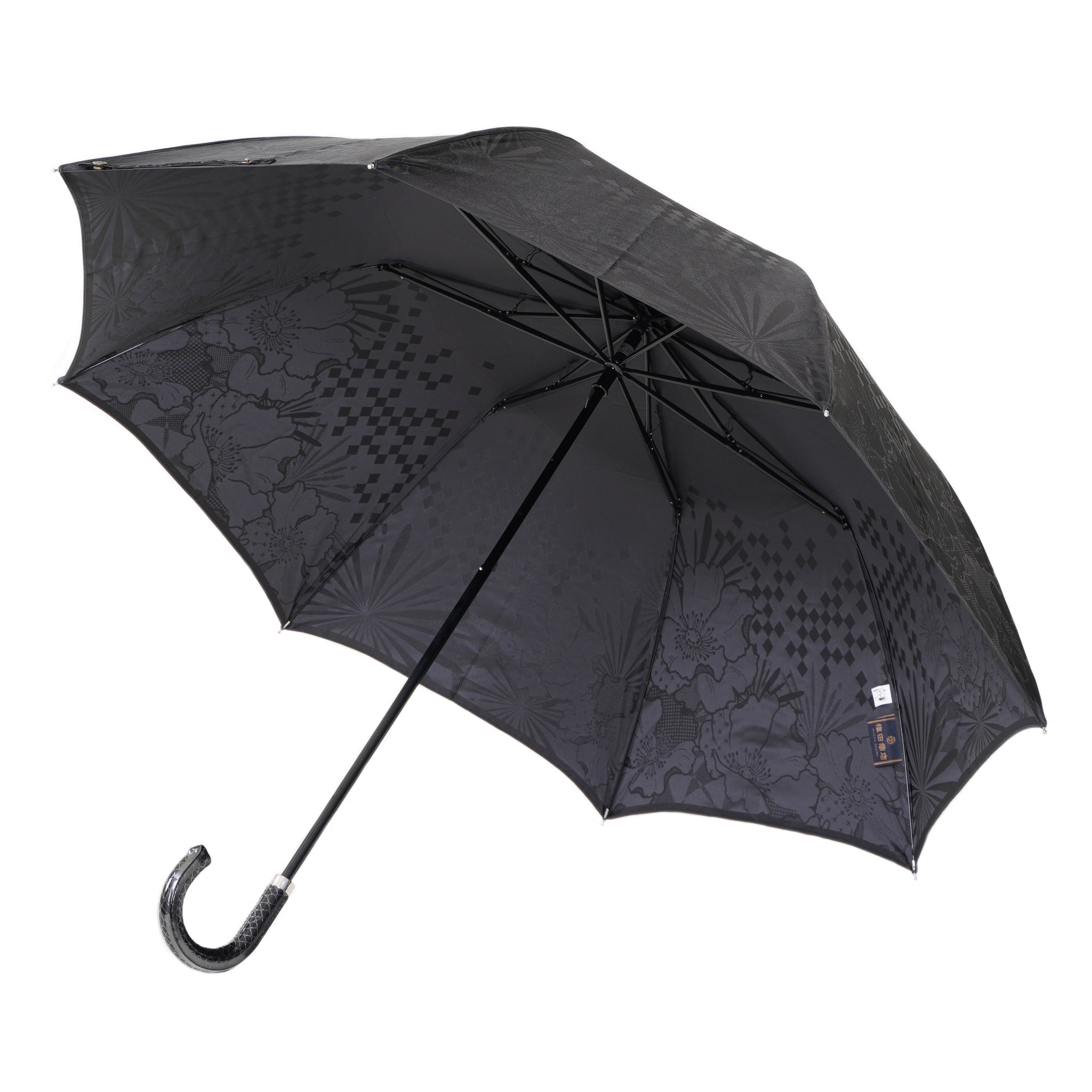 晴雨兼用　メンズ　monotone　花　折りたたみ傘