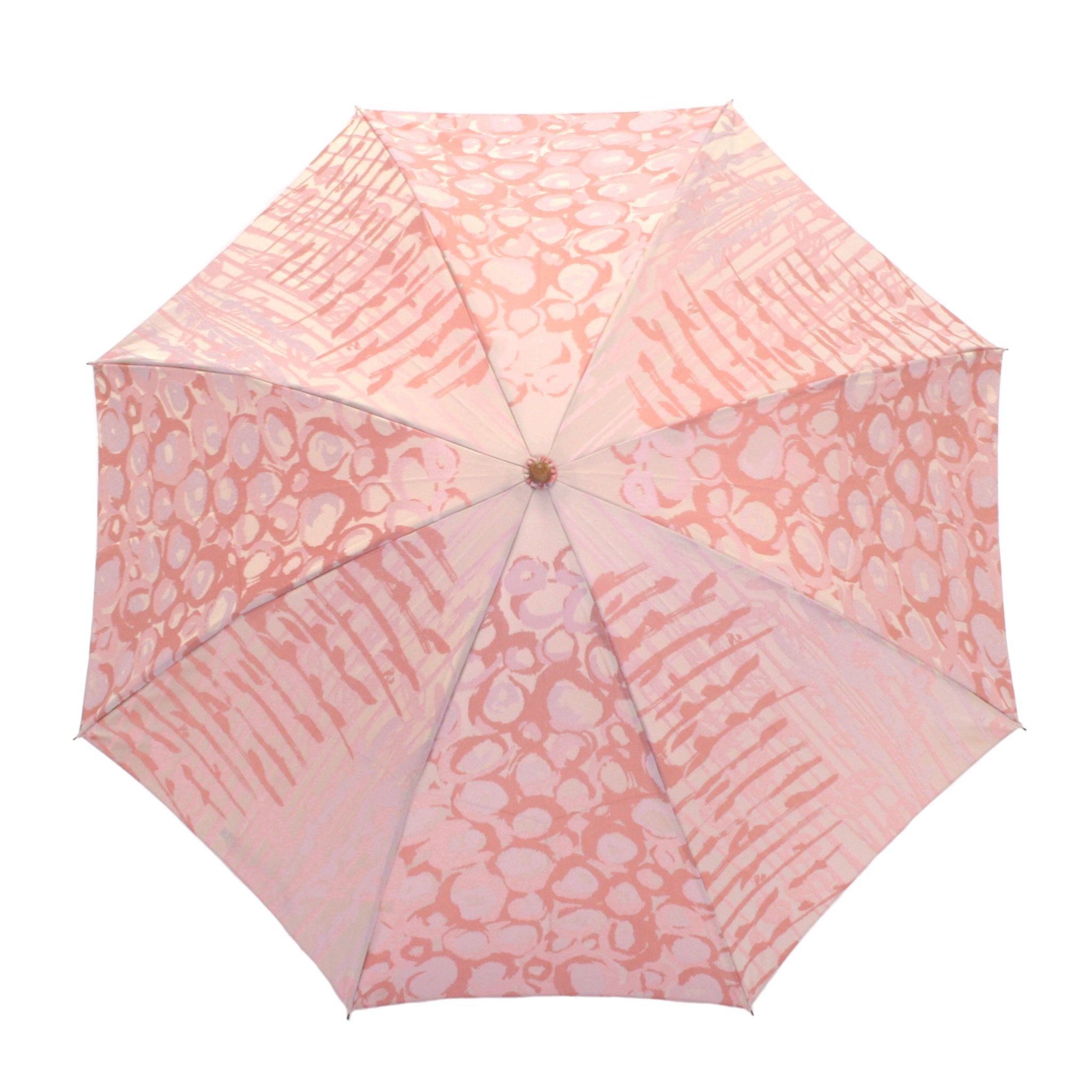 晴雨兼用　レディース　Aneqdot　ローズ　サーモンピンク　折りたたみ傘