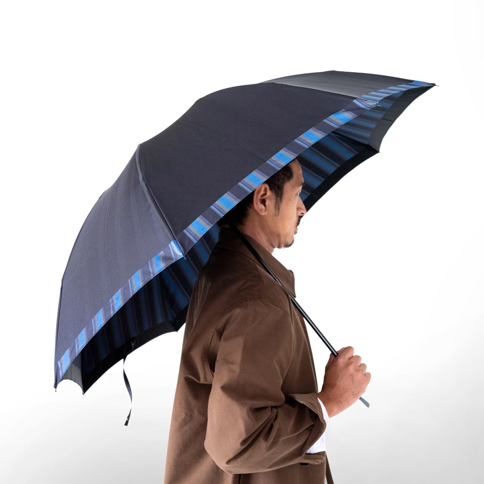 おしゃれなメンズ折りたたみ傘！便利な晴雨兼用雨傘8本骨60cm
