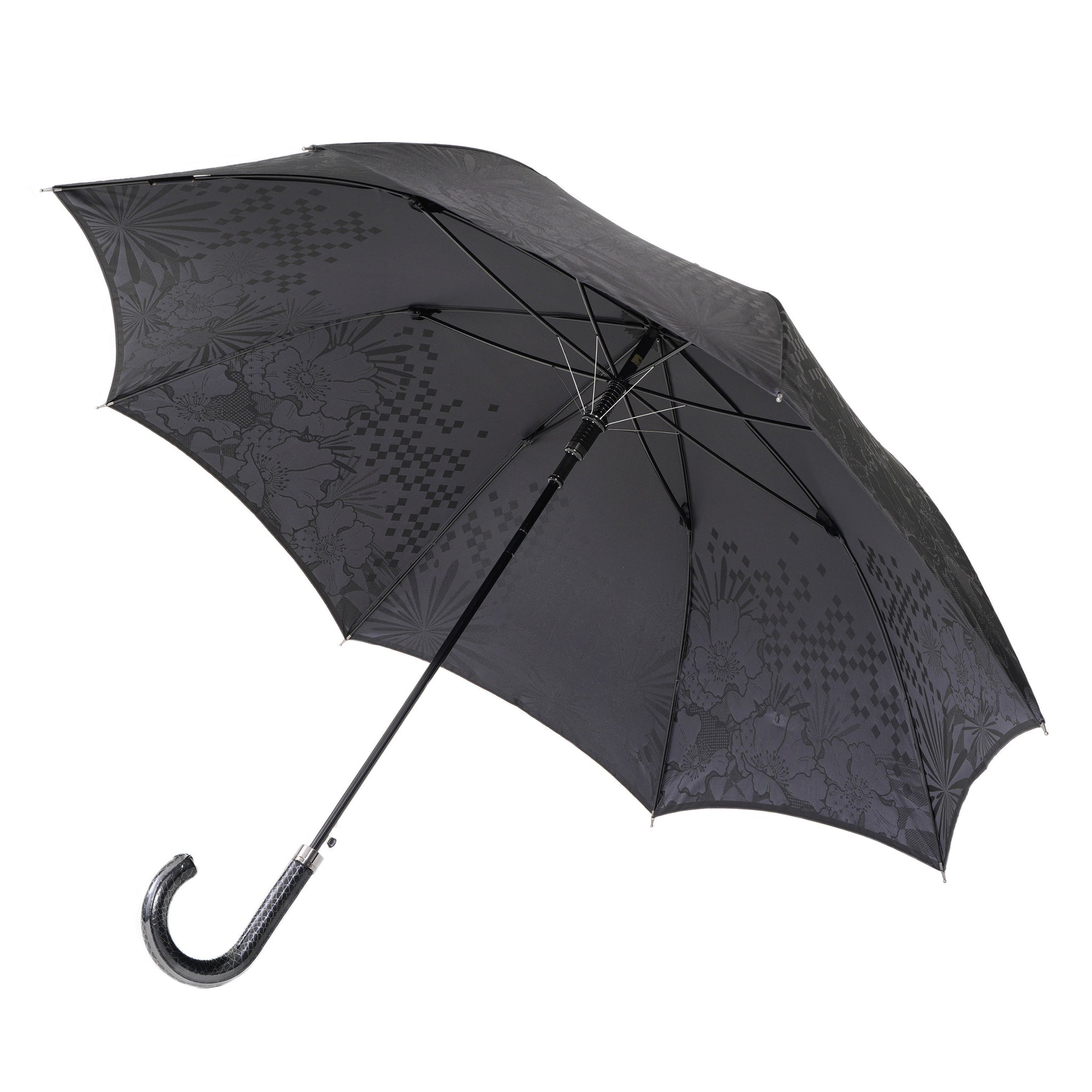 シンプルでおしゃれな長傘！晴雨兼用メンズ傘8本骨65cm(ジャンプ傘)