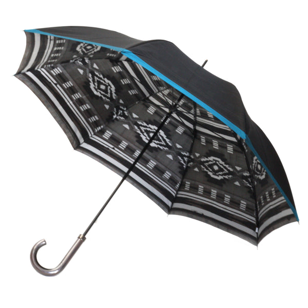 新品【日本の職人の技術が詰まった1本】風景画風 ほぐし織 高級長傘 雨傘 8本骨 新品【日本の職人の技術が詰まった1本】風景画風 ほぐし織 高級