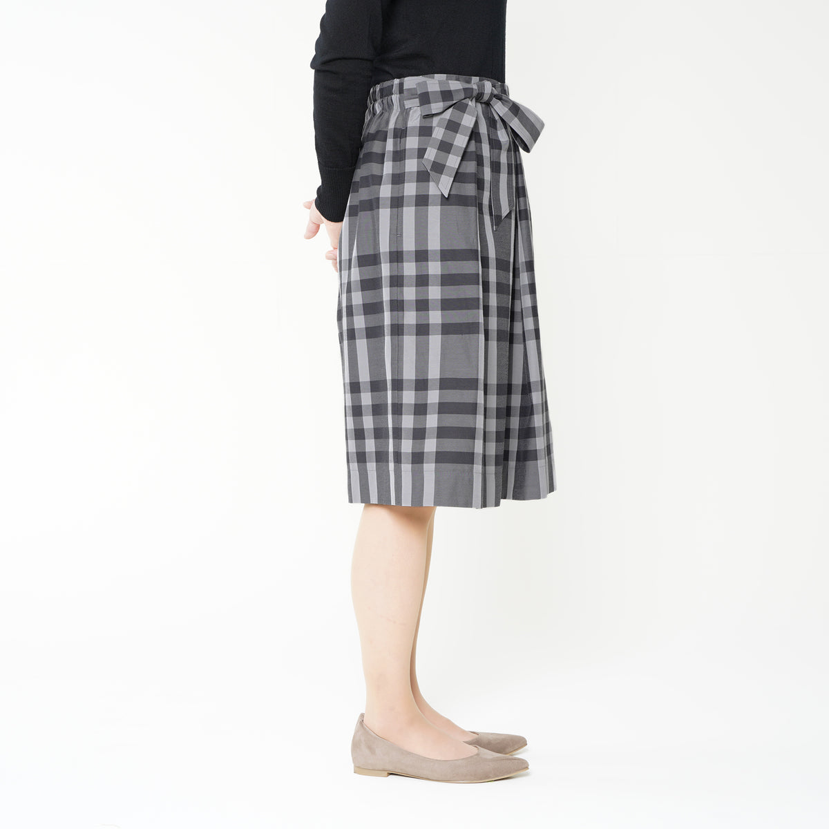 clotho ショート巻きスカート 　側面