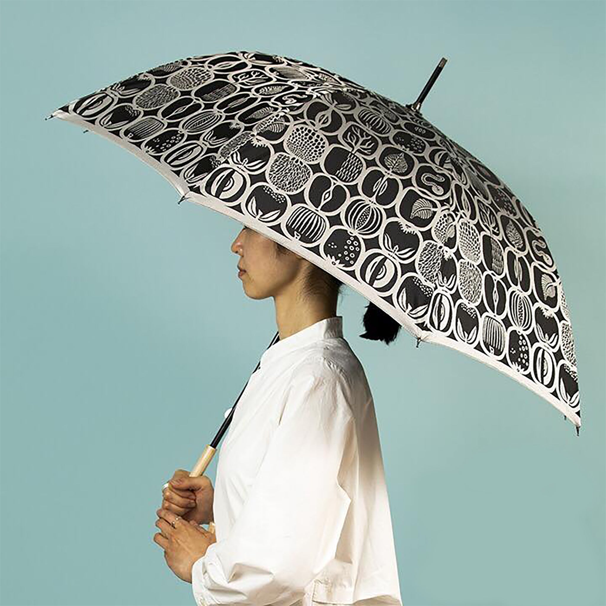 大人の女性にぴったりなレディース長傘！晴雨兼用雨傘8本骨60cm