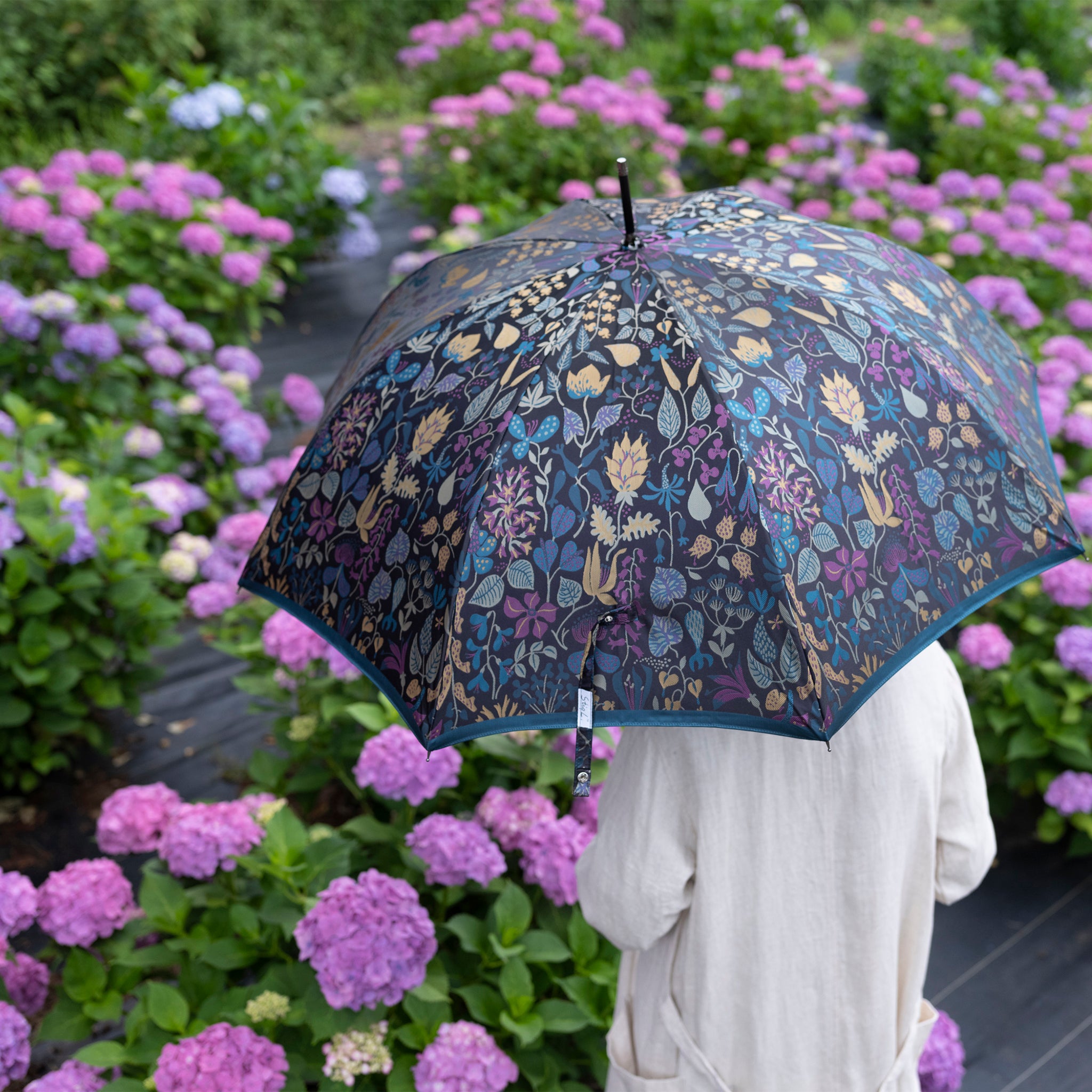 大人気の北欧デザインのレディース長傘！晴雨兼用雨傘 8本骨60cm