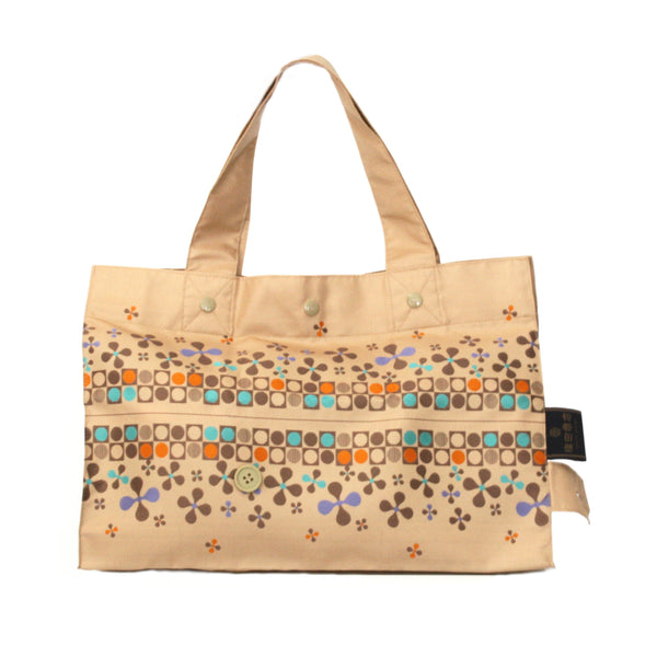 Lunch Tote　フライングフラワー　ベージュ