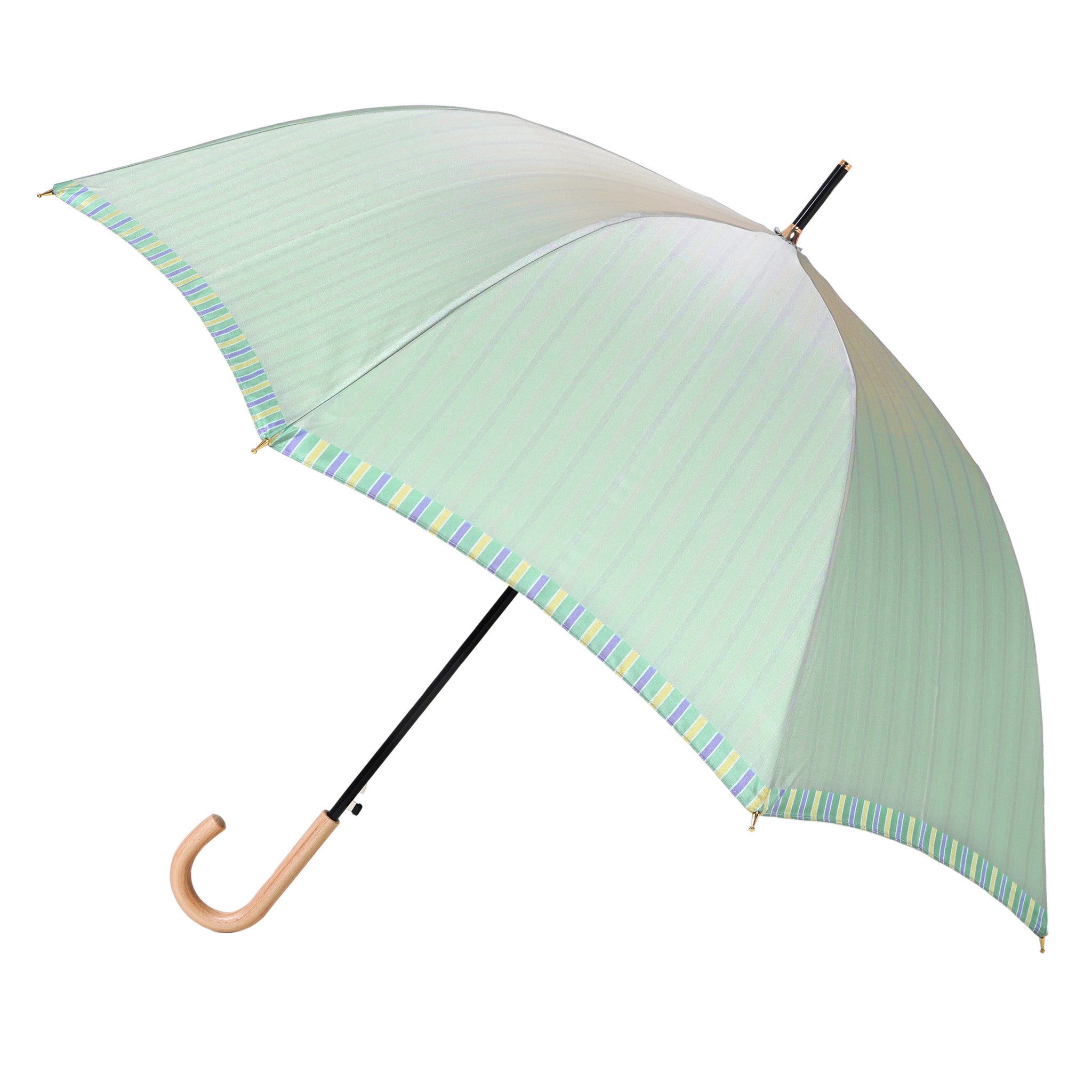晴雨兼用　レディース　Riff　ミントグリーン　長傘