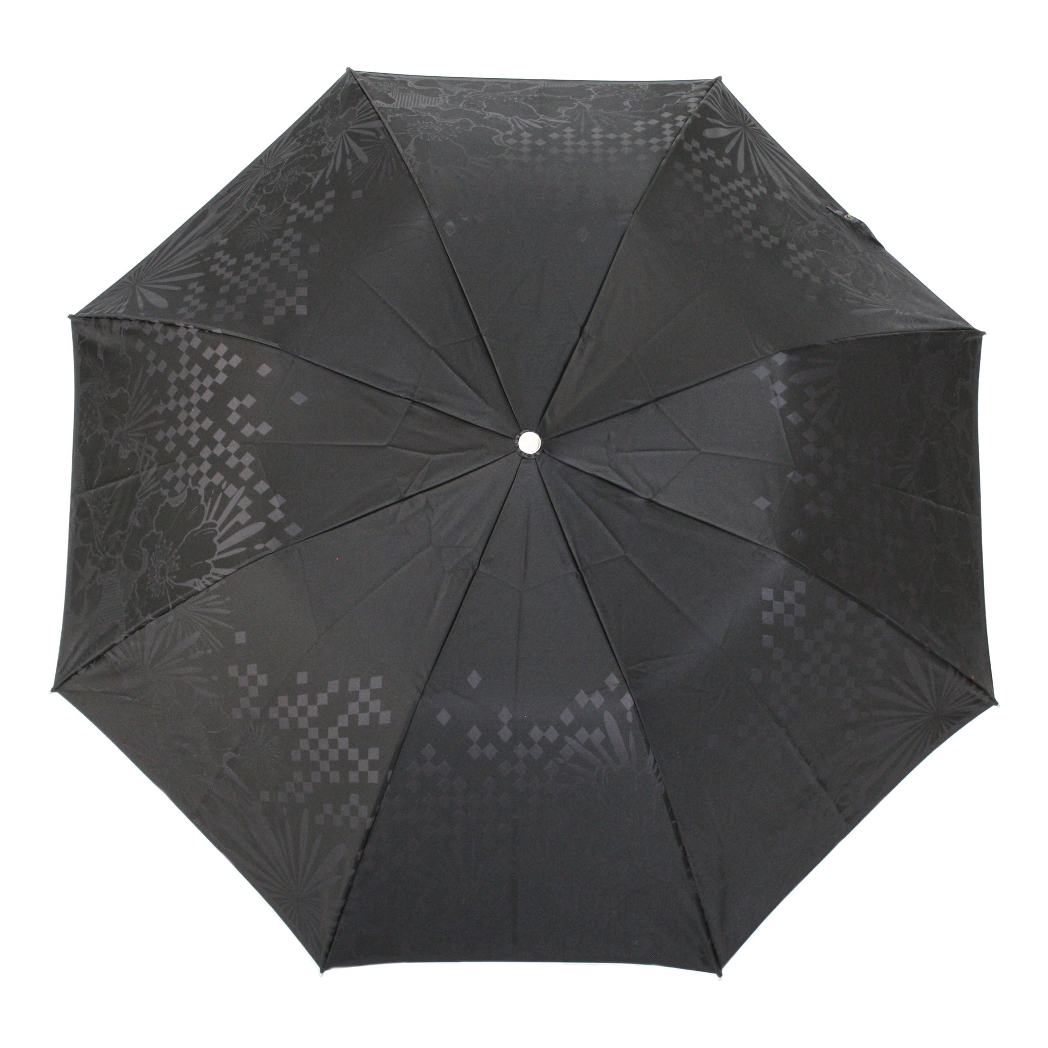 晴雨兼用　メンズ　monotone　花　折りたたみ傘