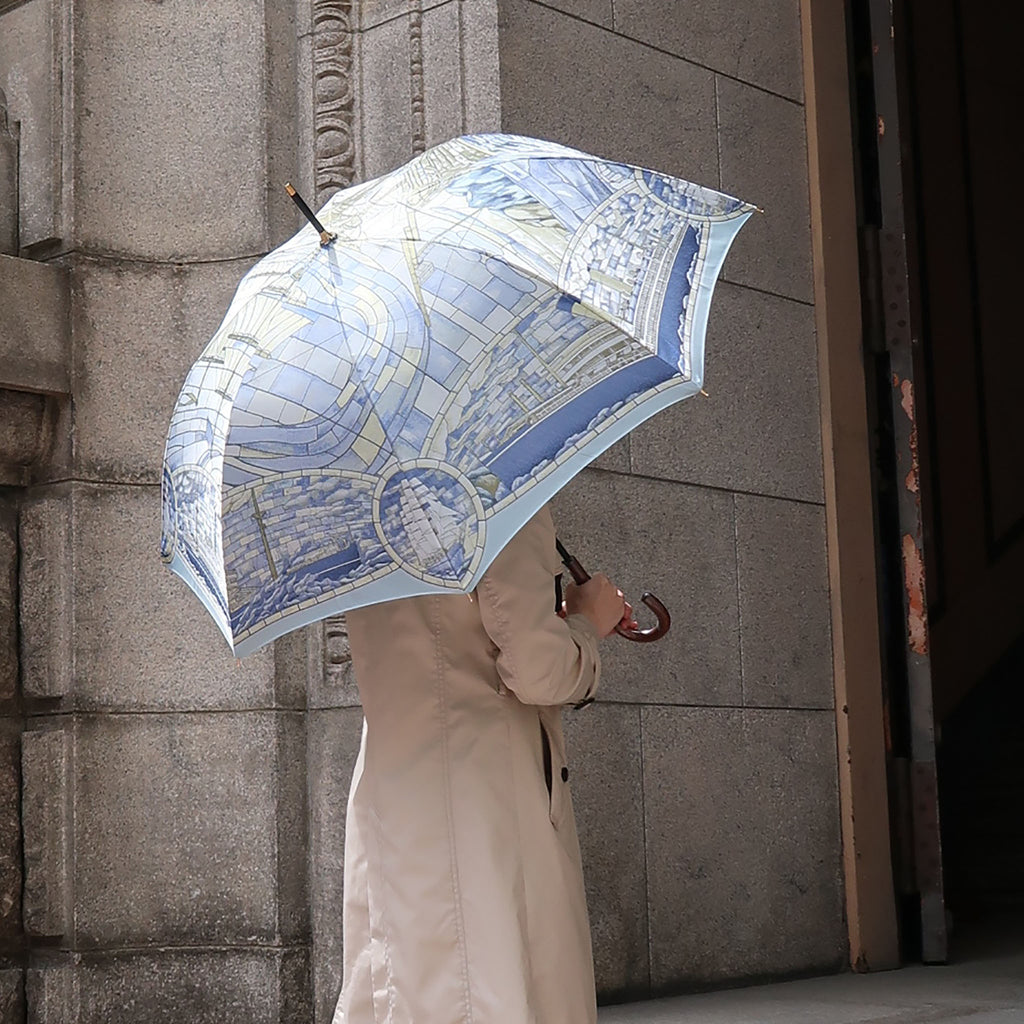 【高級品】MAEHARA ホワイト 日傘 8本骨 日傘 折りたたみ 軽量 完全遮光 晴雨兼用 生地 かわいい 小さい
